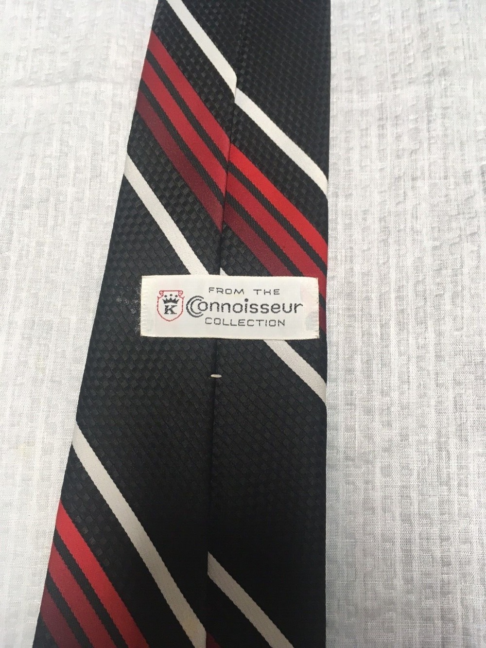 K From the Connoisseur collection men's tie stripe multicolor